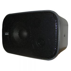Poly-Planar Compact Box Speaker - 7-1/2" x 4-15/16" x 4-15/16" - (Pair) Black