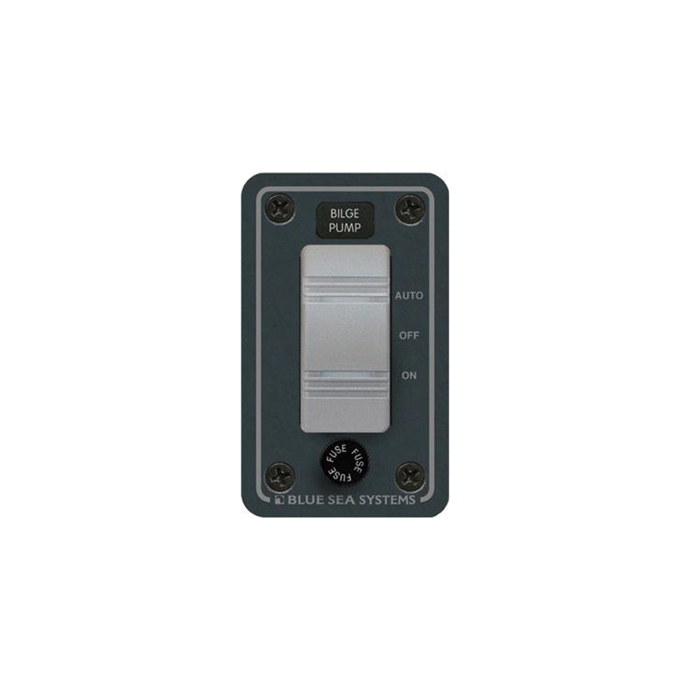 Blue Sea 8263 Contura Waterproof Bilge Pump Control Panel Blue Sea 8263 Contura Waterproof Bilge Pump Control Panel