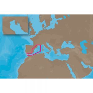 C-MAP NT+ EM-C100 - Spain Mediterranean Coasts - C-Card