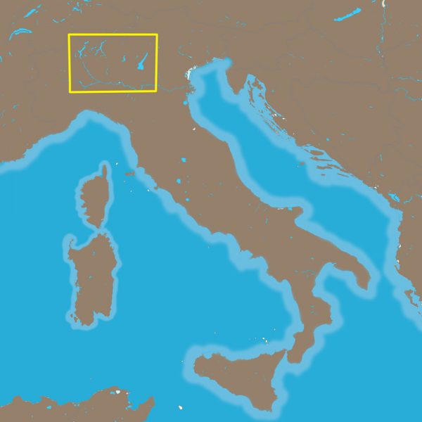C-MAP NT+ EM-C940 - Italian Lakes - Furuno FP-Card