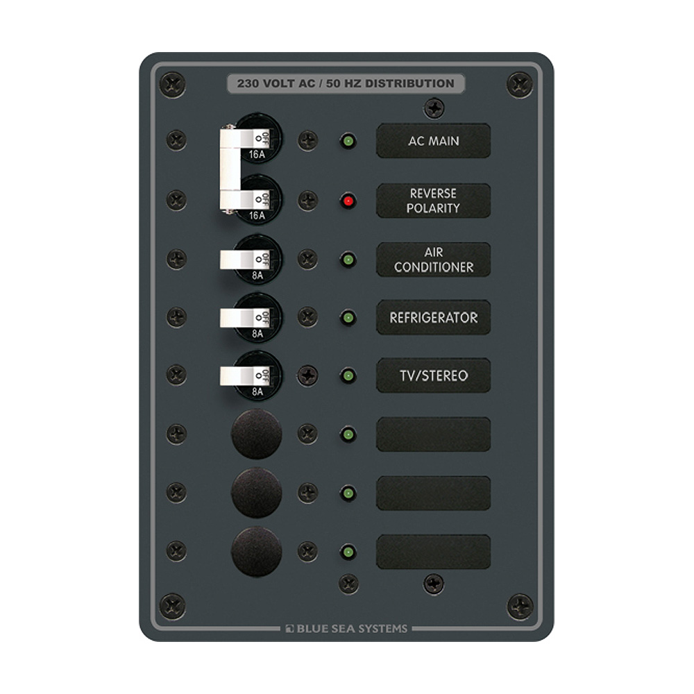 Blue Sea 8127 AC Main + 6 Positions Blue Sea 8127 AC Main + 6 Positions