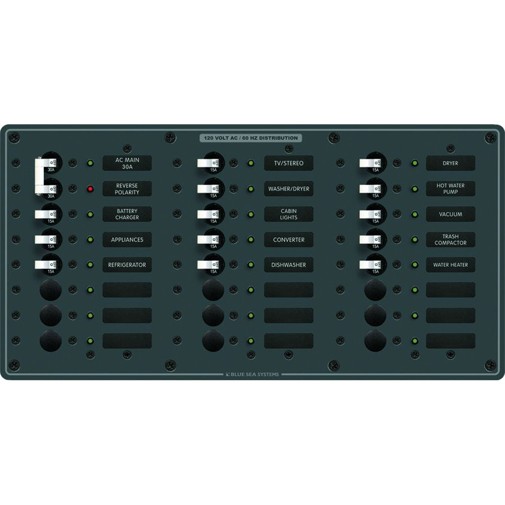 Blue Sea 8465 AC Main + 22 Positions Blue Sea 8465 AC Main + 22 Positions