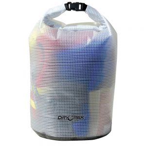Dry Pak Roll Top Dry Gear Bag - 11-1/2" x 19" - Clear