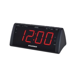 SYLVANIA SCR1808 1.8-Inch Screen USB Clock Radio