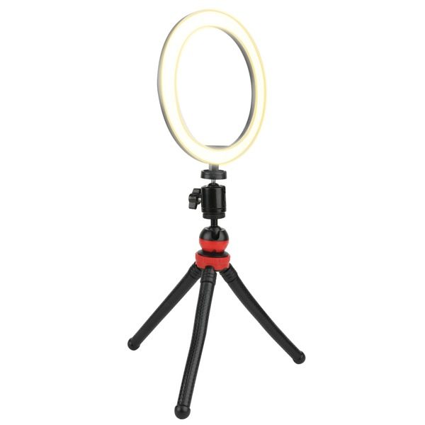 Vivitar VIV-RL10KIT 10-Inch Streaming Essentials LED Ring Light with Spider Tripod and Phone Mount