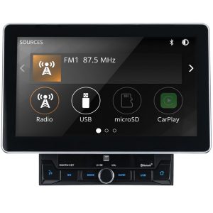 Dual DMCPA11BT 10.1-Inch Double-DIN In-Dash Mechless Receiver with Bluetooth
