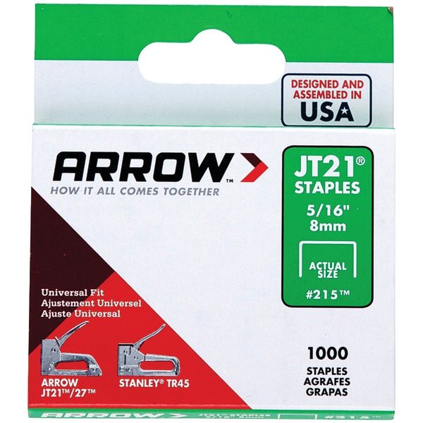 Arrow 21524 JT21 Thin Wire Staples