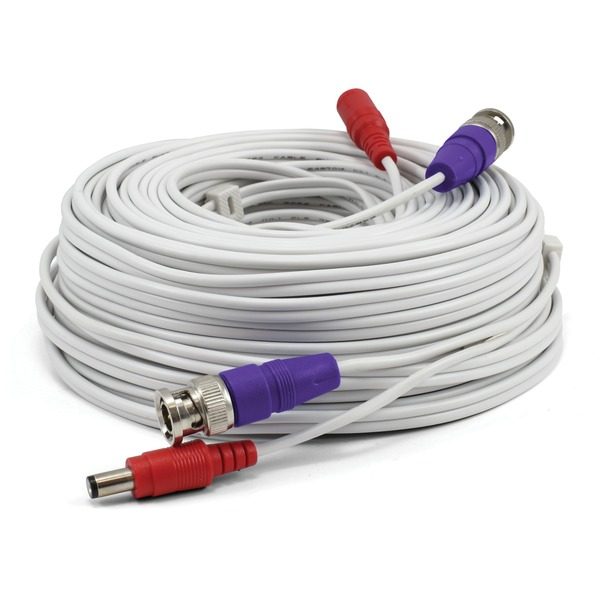 Swann SWPRO-30ULCBL-GL HD Video and Power BNC Extension Cable (100 Feet)