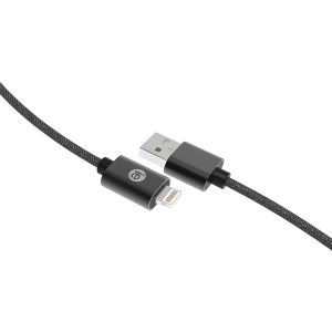 iEssentials IEN-BC10L-BK Charge & Sync Braided Lightning to USB Cable