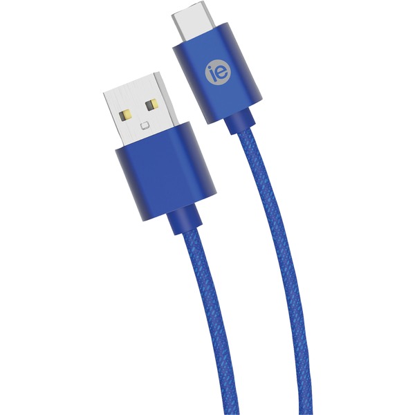 iEssentials IEN-BC10C-BL Charge & Sync Braided USB-C to USB-A Cable iEssentials IEN-BC10C-BL Charge & Sync Braided USB-C to USB-A Cable