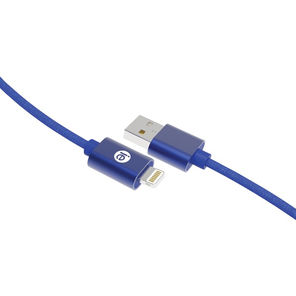 iEssentials IEN-BC10L-BL Charge & Sync Braided Lightning to USB Cable iEssentials IEN-BC10L-BL Charge & Sync Braided Lightning to USB Cable