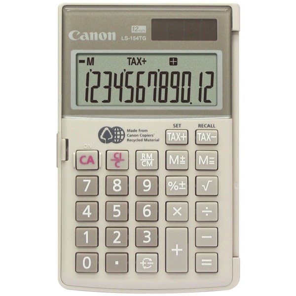 Canon LS-154TG 12-Digit Handheld Calculator Canon LS-154TG 12-Digit Handheld Calculator