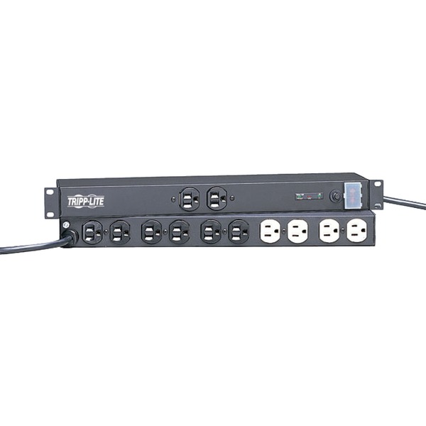 Tripp Lite ISOBAR12ULTRA 12-Outlet Rack-Mount ISOBAR Premium Surge Protector with Locking Switch Cover Tripp Lite ISOBAR12ULTRA 12-Outlet Rack-Mount ISOBAR Premium Surge Protector with Locking Switch Cover