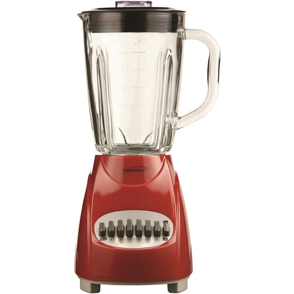 Brentwood Appliances JB-920R 42-Ounce 12-Speed + Pulse Blender (Red)