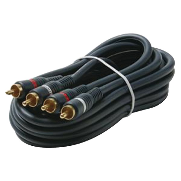 Steren 254-220BL Dual RCA Stereo Cables (12ft) Steren 254-220BL Dual RCA Stereo Cables (12ft)