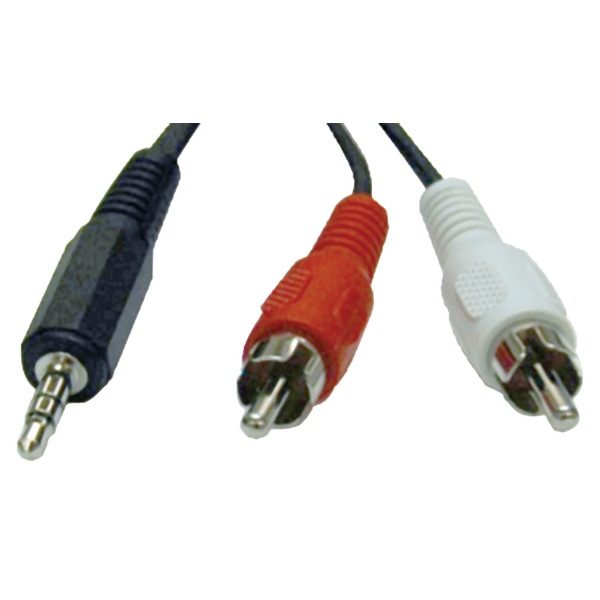 Tripp Lite P314-012 3.5mm Stereo to 2 RCA Audio Y-Splitter Adapter (12ft)