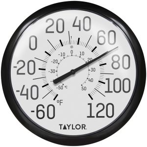 Taylor Precision Products 6700 13.25-Inch Big and Bold Dial Outdoor Thermometer