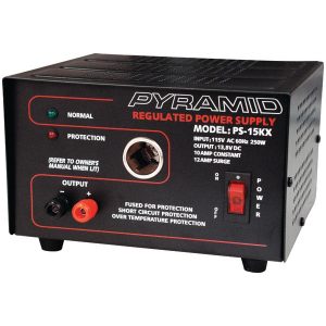 Pyramid Car Audio PS15K 10-Amp Power Supply with Car-Charger Adapter
