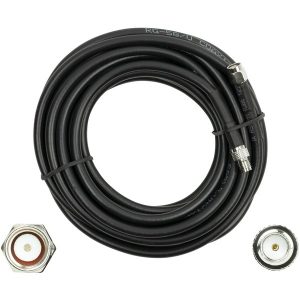 Wilson Electronics 955815 RG58U SMA-Male to SMA-Female Low-Loss Foam Coaxial Extension Cable (15ft)
