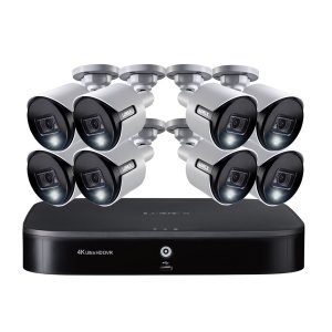 Lorex DK162-88DAE 4K Ultra HD 16-Channel Security System with 2 TB DVR and Eight 4K Ultra HD Bullet Security Cameras with Color Night Vision