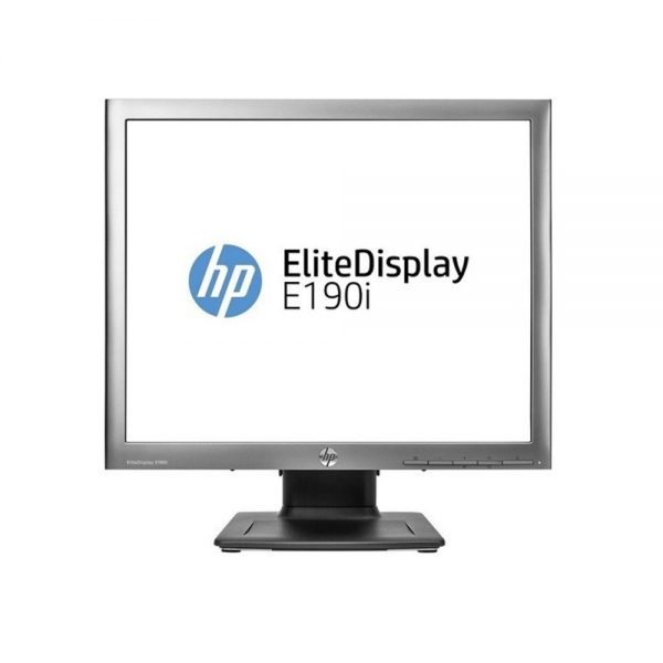 19 HP ELite E190i 1280x1024 VGA DVI-D DisplayPort USB Ultra Slim IPS LED LCD Black Monitor E4U30AA#ABA