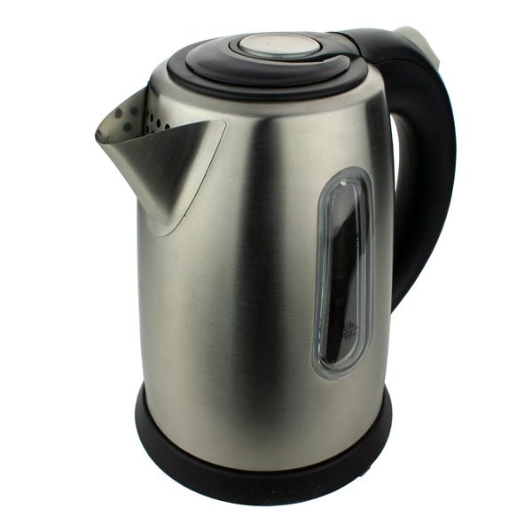 Brentwood Appliances KT-1710S 1-Liter Stainless Steel Cordless Electric Kettle (Silver)