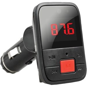 Supersonic IQ-208BT Bluetooth FM Transmitter with Large Red Display