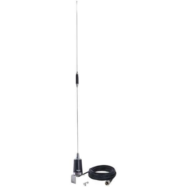 Tram 10280 Pre-Tuned 144MHz-148MHz VHF/430MHz-450MHz UHF Dual-Band Amateur Trunk or Hole Mount Antenna Kit with PL-259 Connector