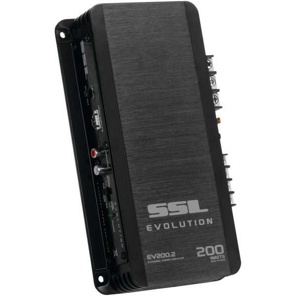 Sound Storm Laboratories EV200.2 EVOLUTION Series Full-Range 200-Watt 2-Channel MOSFET Class AB Amp (Black)