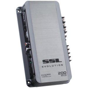 Sound Storm Laboratories EV2.200 EVOLUTION Series Full-Range 200-Watt 2-Channel MOSFET Class AB Amp (Silver)