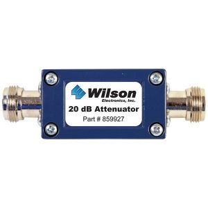 Wilson Electronics 859927 50ohm Cellular Signal Attenuator with N-Female Connectors (20dB)