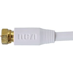 RCA VH625WHR RG6 Coaxial Cable (25ft; White)