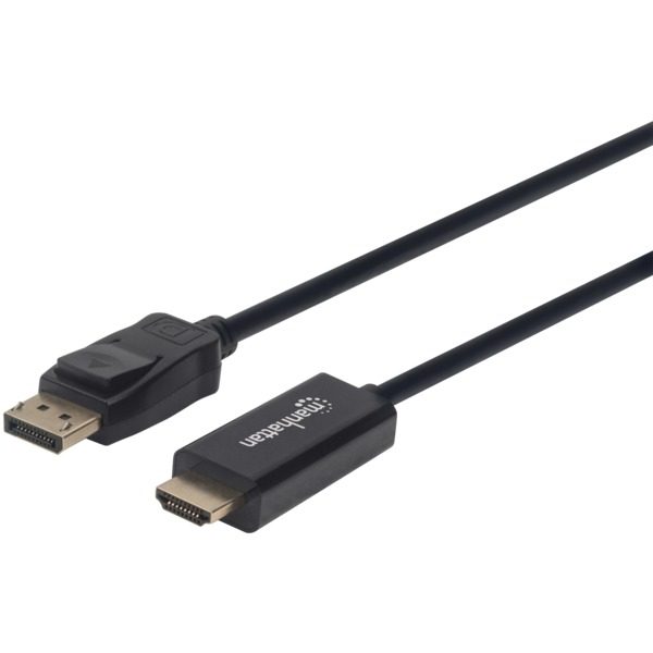 Manhattan 153195 4K @ 60 Hz DisplayPort to HDMI Cable (3-Foot)