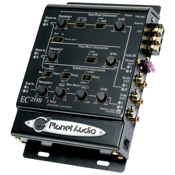 Planet Audio EC20B 3-Way Electronic Crossover