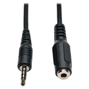 Tripp Lite P318-006-MF 3.5mm Stereo Audio 4-Position TRRS Male to Female Headset Extension Cable