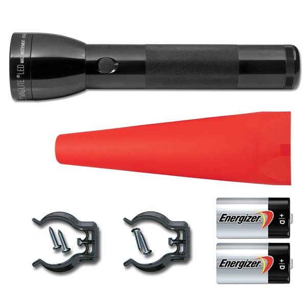 MAGLITE ML300L-I201G ML300L 2D LED Flashlight with Lite Wand (Red) MAGLITE ML300L-I201G ML300L 2D LED Flashlight with Lite Wand (Red)