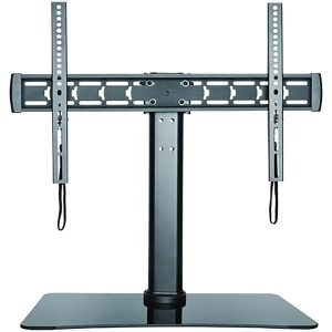 STANLEY TTL6644TS 32-Inch to 70-Inch Adjustable Tabletop TV Stand with Glass Base