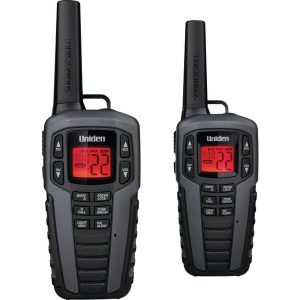 Uniden SX377-2CKHS 37-Mile 2-Way FRS/GMRS Radios (Gray)