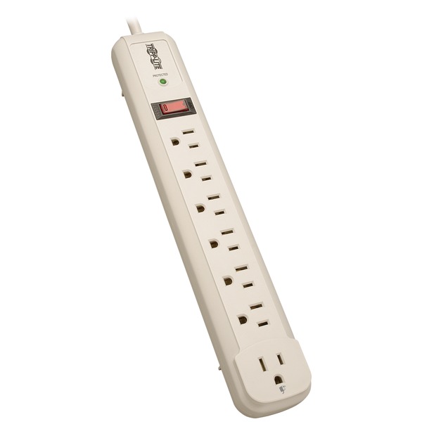 Tripp Lite TLP74R Protect It! 7-Outlet Surge Protector Tripp Lite TLP74R Protect It! 7-Outlet Surge Protector