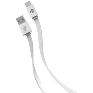 iEssentials IEN-FC4C-WT Flat USB-C to USB-A Cable