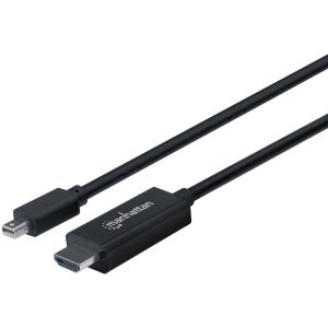 Manhattan 153294 4K @ 60 Hz Mini DisplayPort to HDMI Cable (10-Feet)