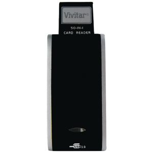 Vivitar VIV-RW-5000-BLK 50-in-1 Card Reader