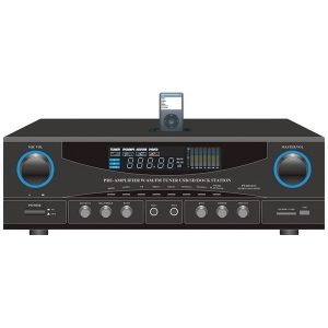 Pyle Home PT4601AIU 500-Watt Stereo Receiver with iPod Dock