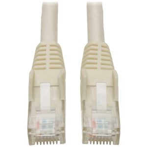 Tripp Lite N201-050-WH CAT-6 Gigabit Snagless Molded Patch Cable (50ft)