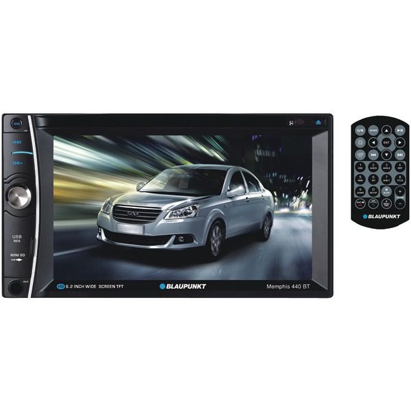 Blaupunkt MMP440BT MEMPHIS 440 BT 6.2" Double-DIN In-Dash DVD Receiver with Bluetooth