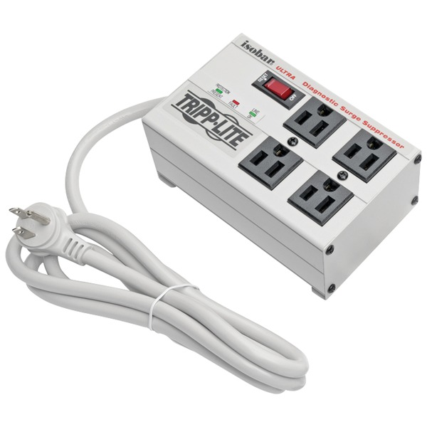 Tripp Lite ISOBAR4 ULTRA Isobar 4-Outlet Surge Protector with Diagnostic LEDs Tripp Lite ISOBAR4 ULTRA Isobar 4-Outlet Surge Protector with Diagnostic LEDs