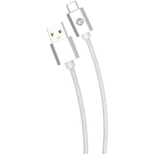 iEssentials IEN-BC6C-WT Charge & Sync Braided USB-C to USB-A Cable
