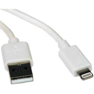 Tripp Lite M100-006-WH Charge & Sync USB Cable with Lightning Connector