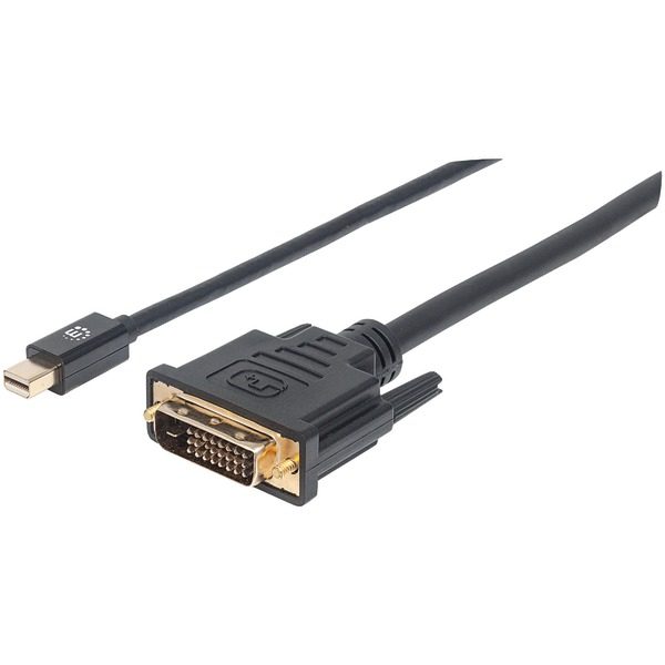 Manhattan 152150 Mini DisplayPort 1.2a Male to DVI 24+1 Male Cable