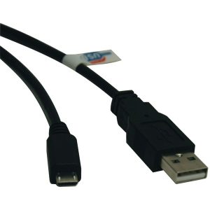 Tripp Lite U050-006 USB 2.0 Hi-Speed A-Male to Micro B-Male Cable (6ft)